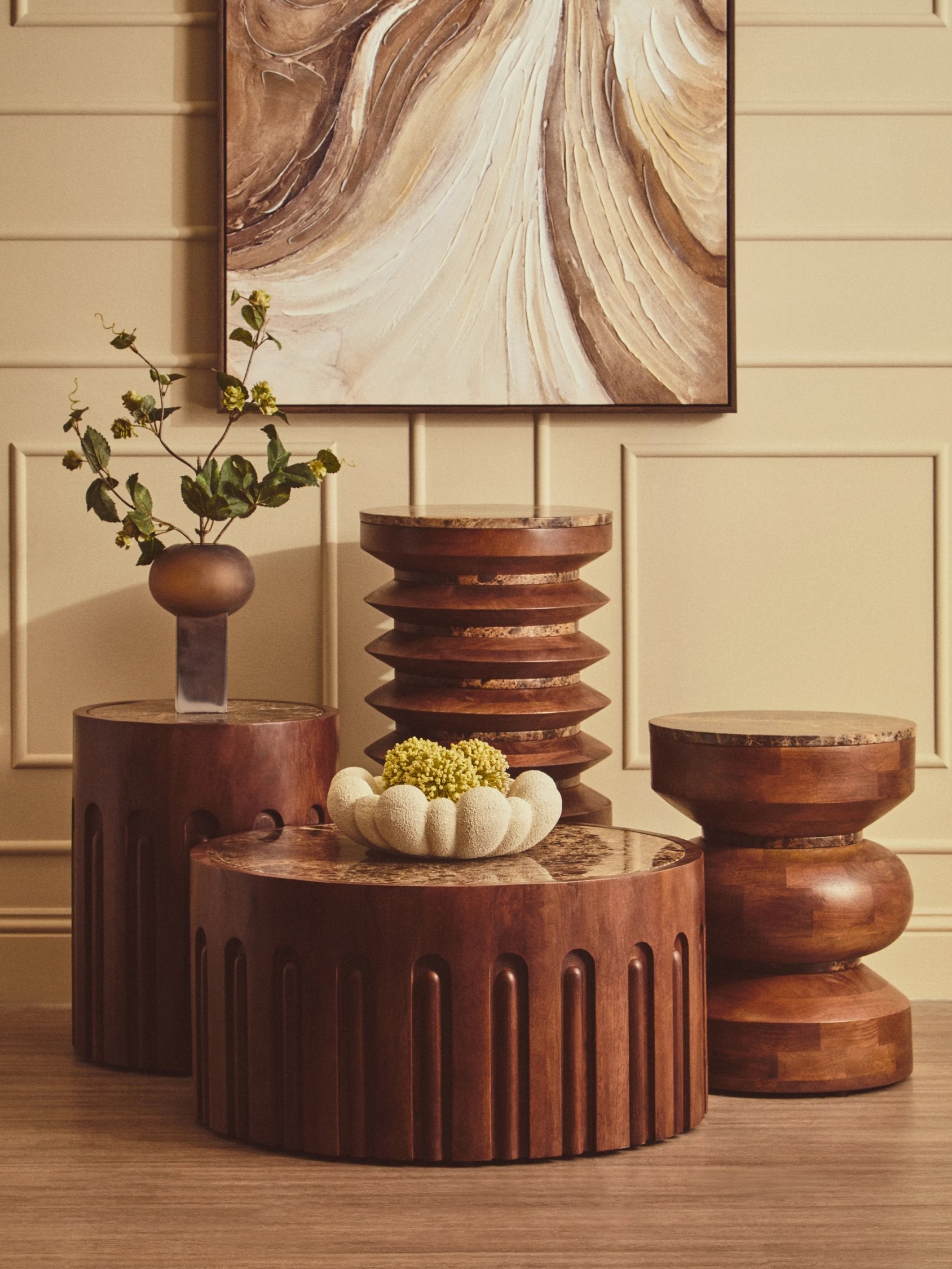 Forma Cream Bubble Design Bowl