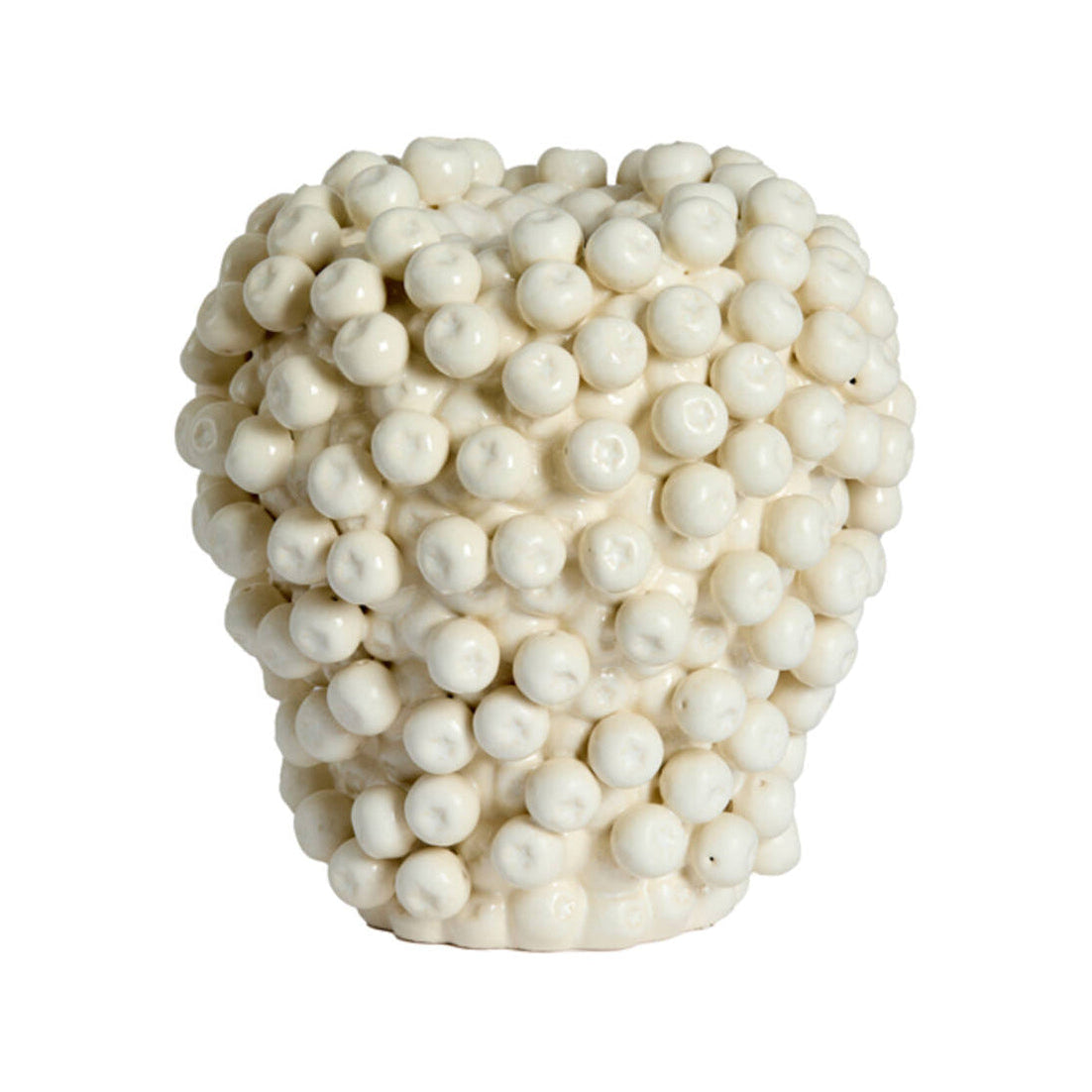 Berries Cream Ceramic Vase 27cm