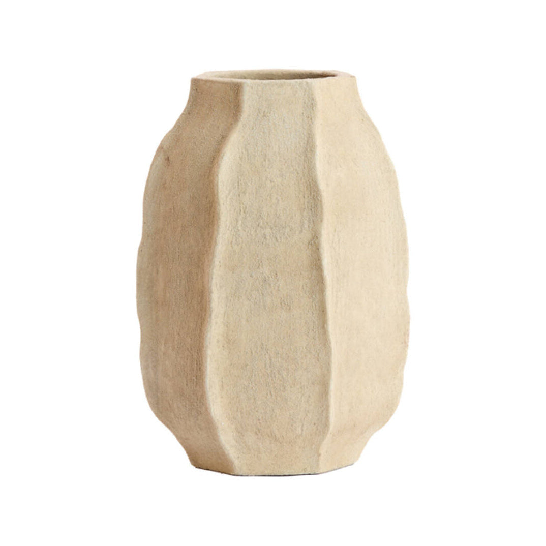 Saphira Matt Sand Vase 42cm