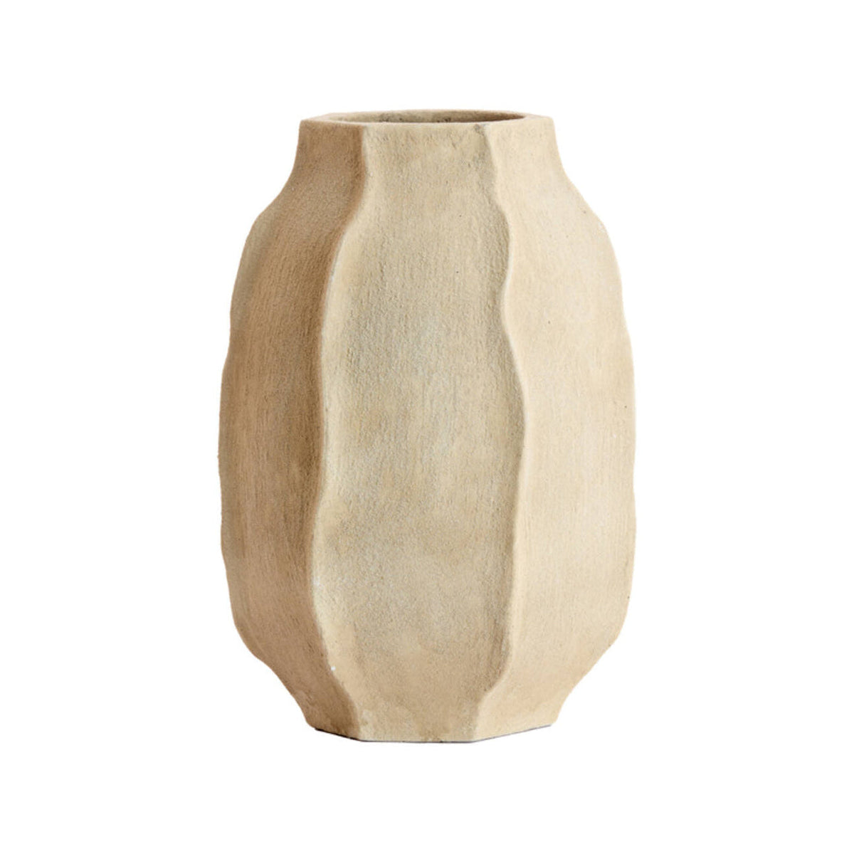 Saphira Matt Sand Vase 50cm