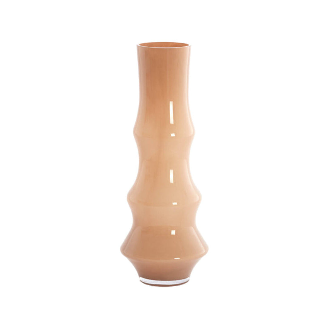Fiorenza Caramel Glass Vase 50cm