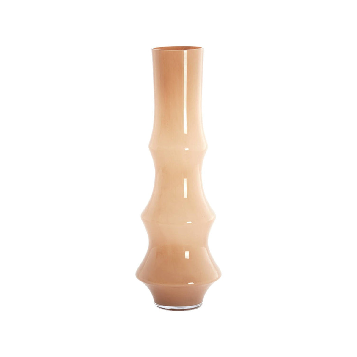Fiorenza Caramel Glass Vase 70cm