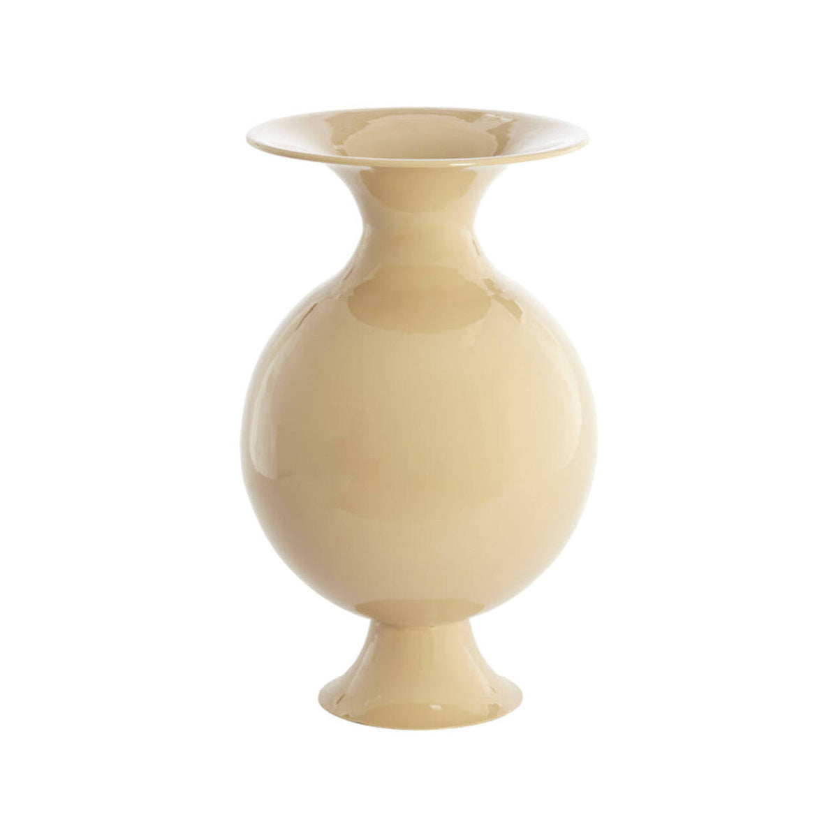 Bolulla Gloss Sand Metal Vase