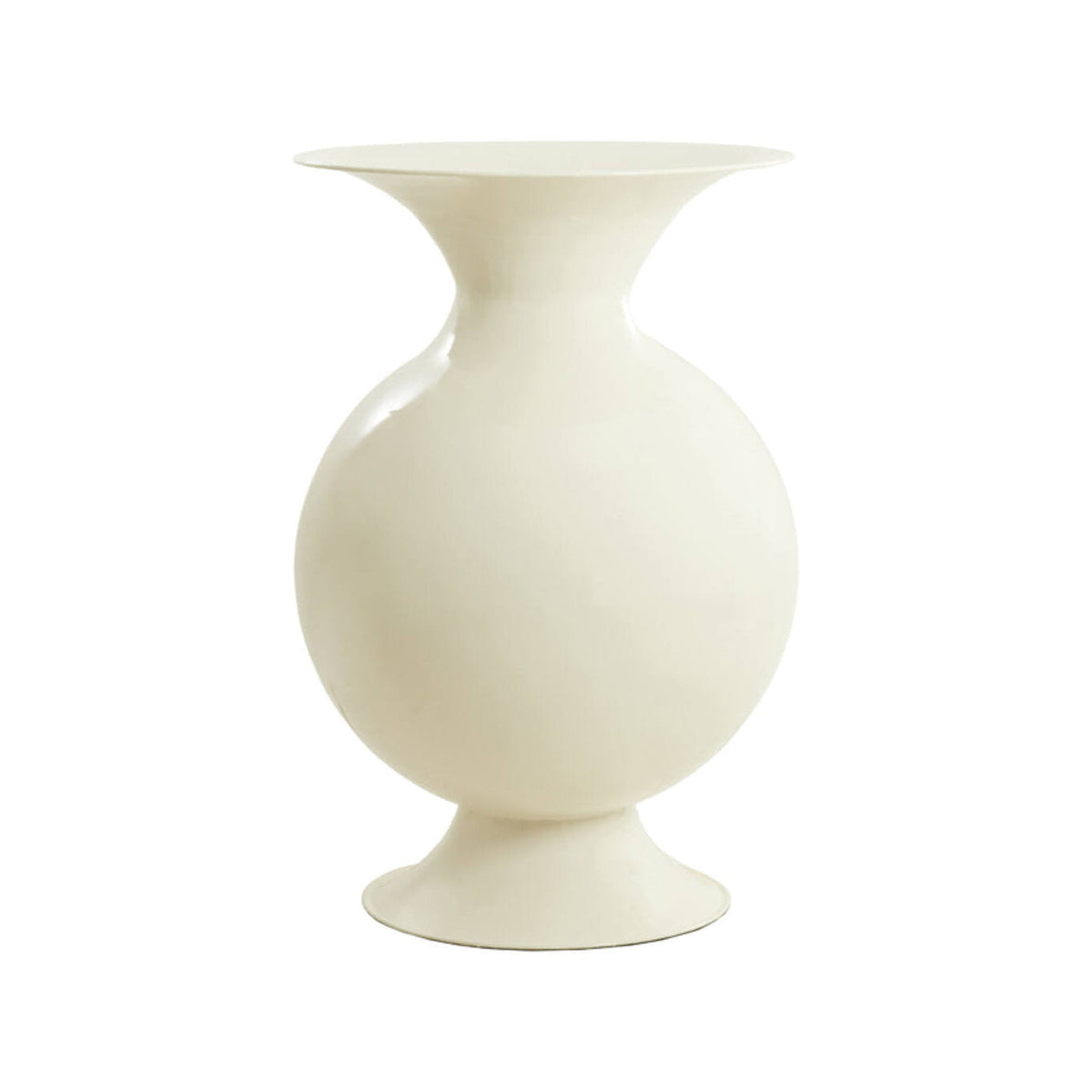 Bolulla Gloss Cream Metal Vase 71cm