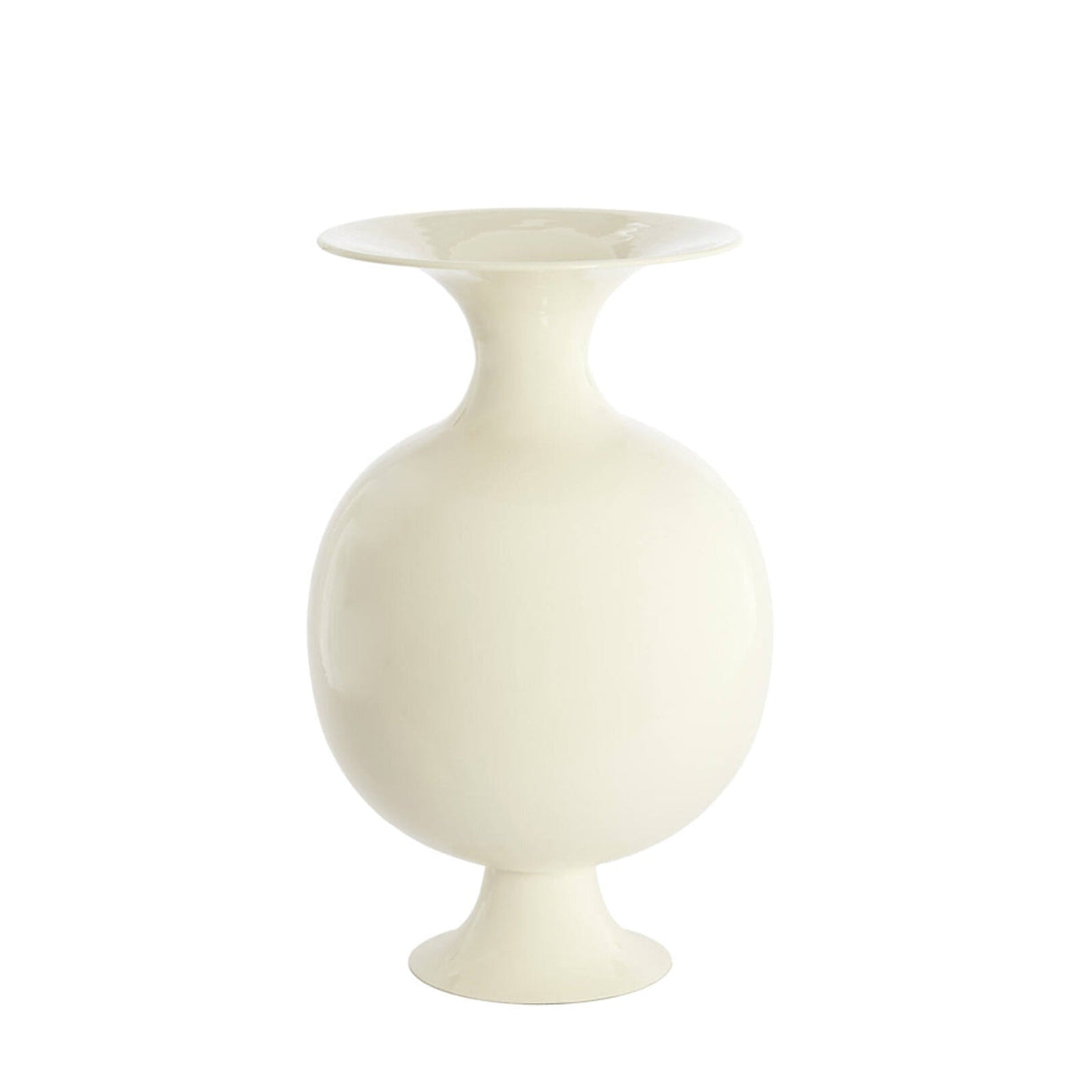Bolulla Gloss Cream Metal Vase 100cm