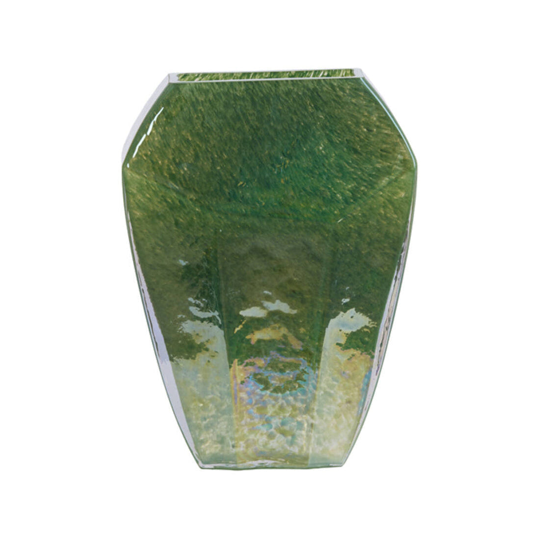 Vionna Dark Green Lustre Glass Vase 33.5cm