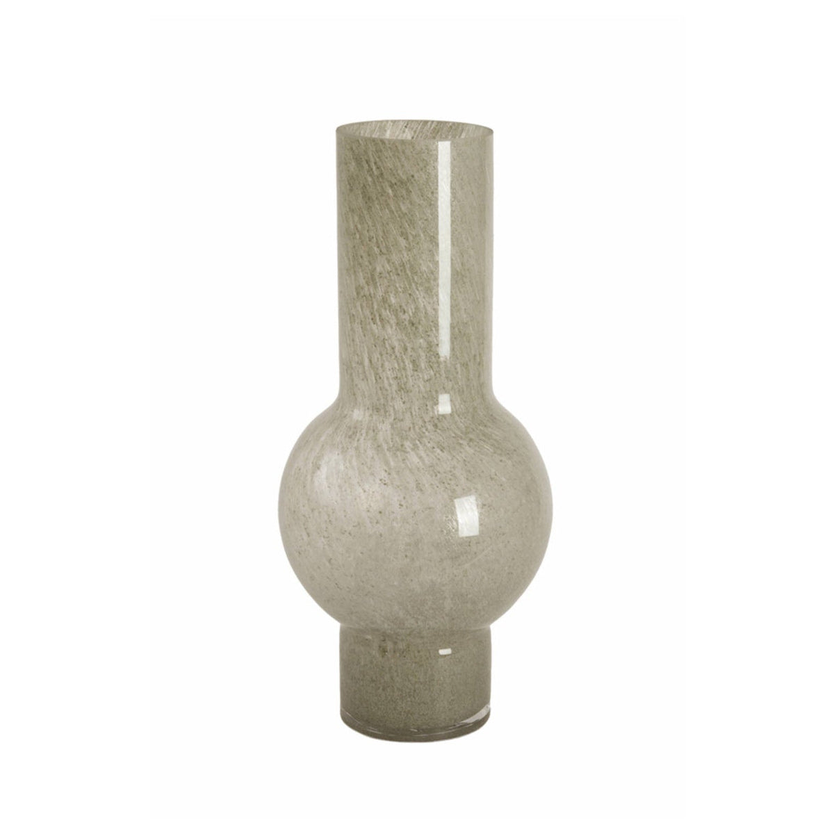 Lazaro Grey/Green Glass Vase 63.5cm