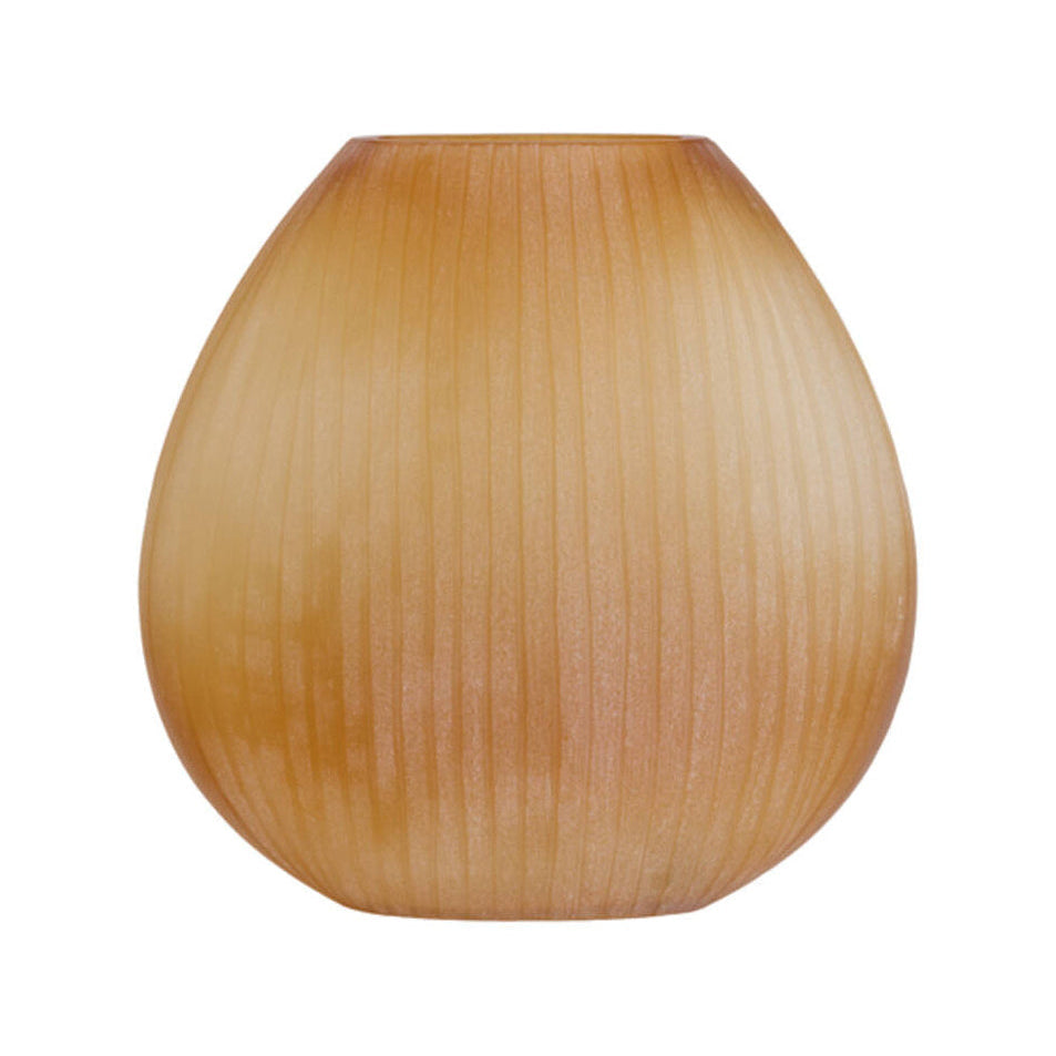 Santino Matt Amber Glass Vase 43cm