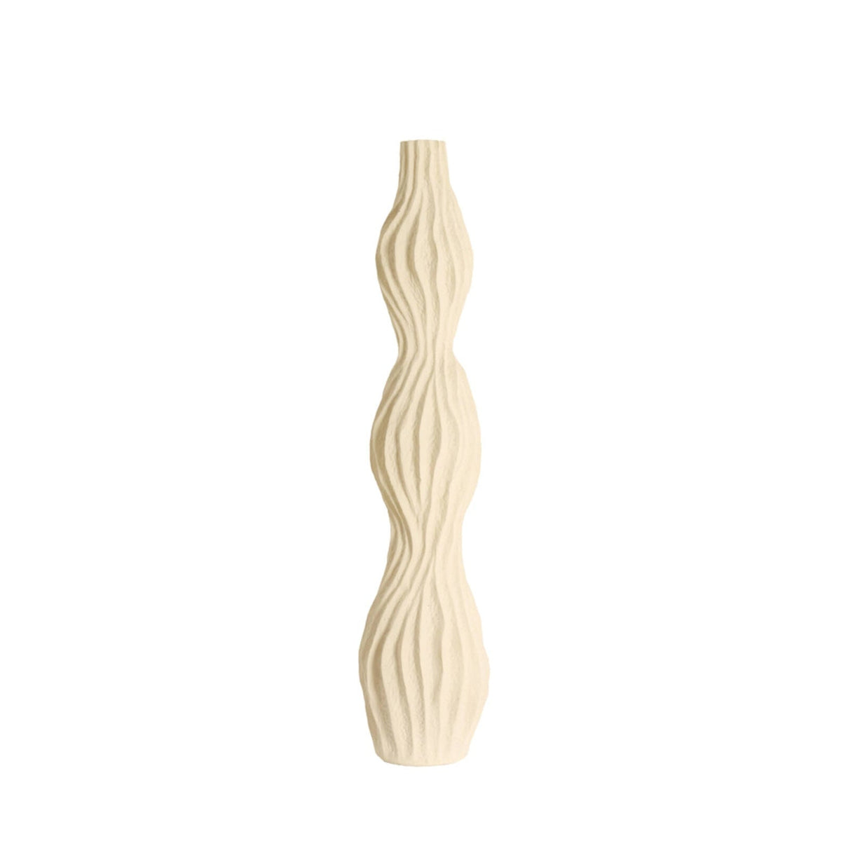 Vania Cream Ceramic Vase 93.5cm