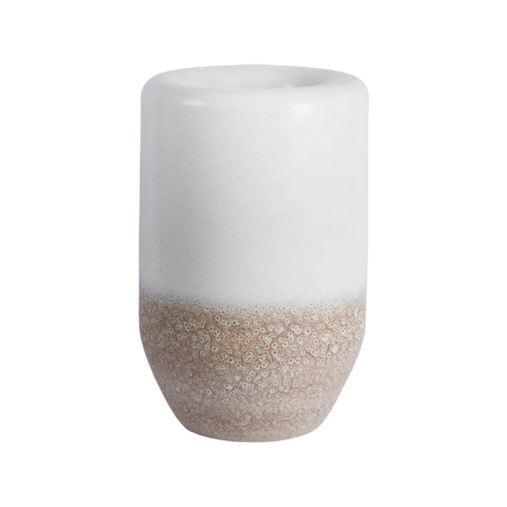 Isaura Cream & Brown Ceramic Vase 50cm