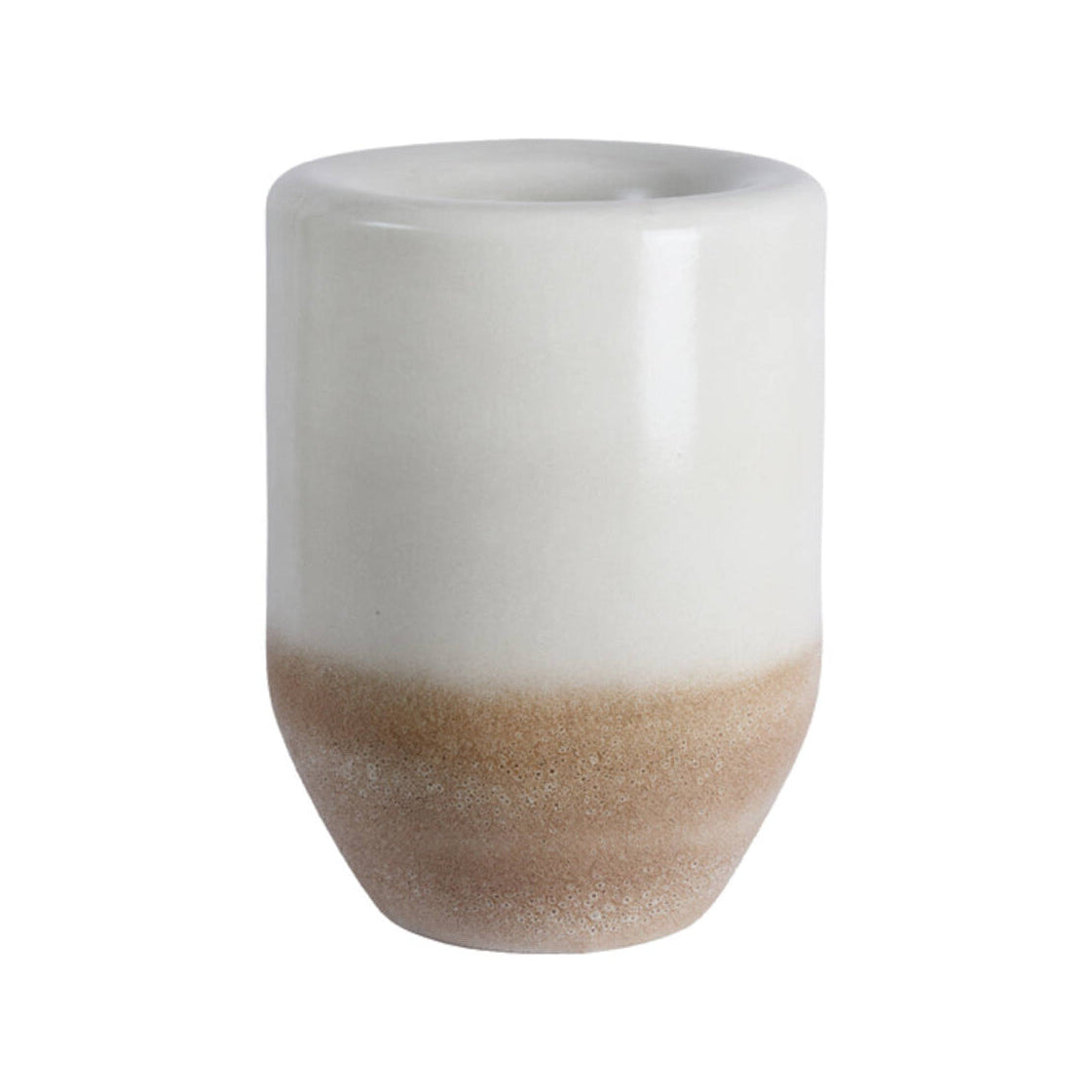Isaura Cream & Brown Ceramic Vase 65cm