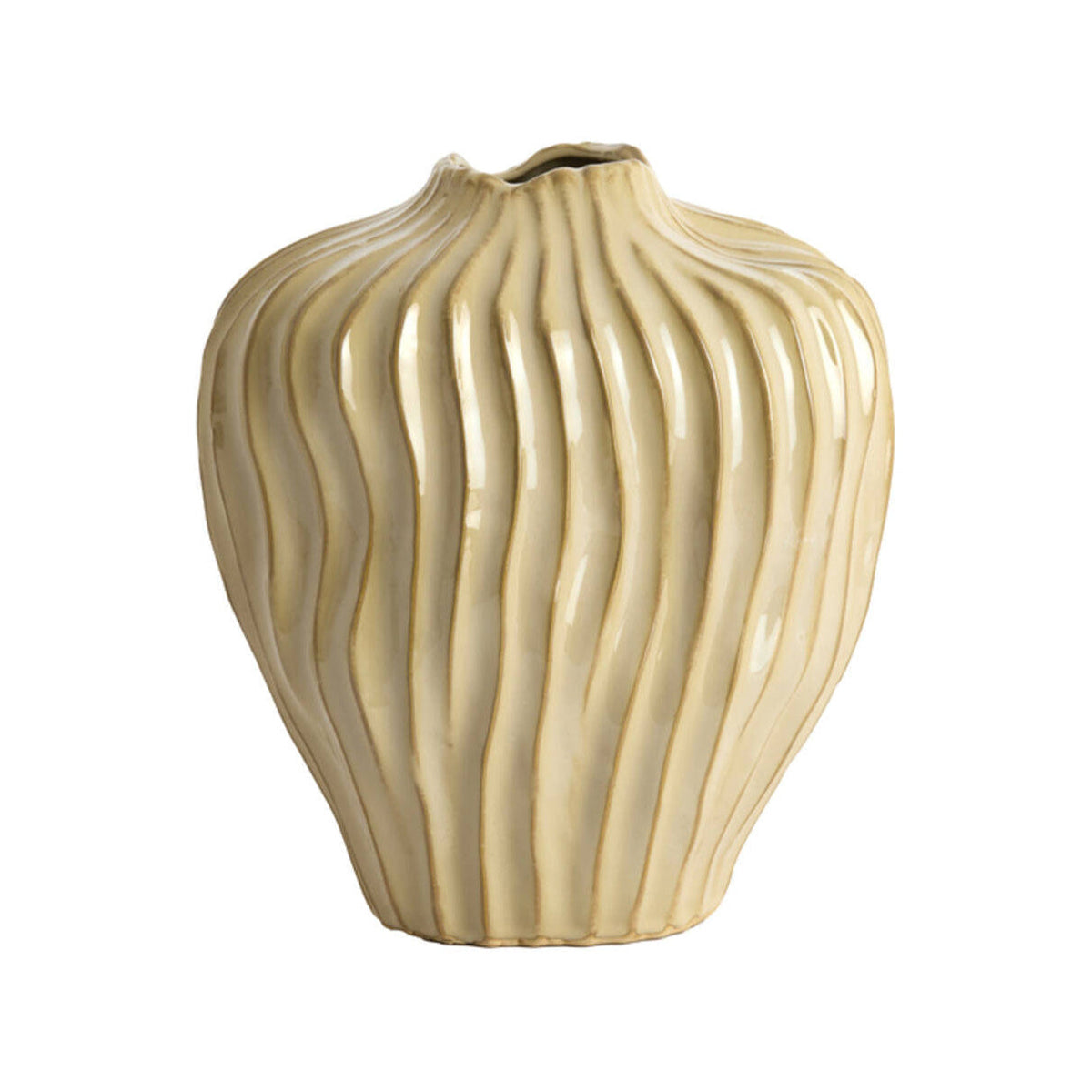 Vechhia Light Brown Ceramic Vase 35cm