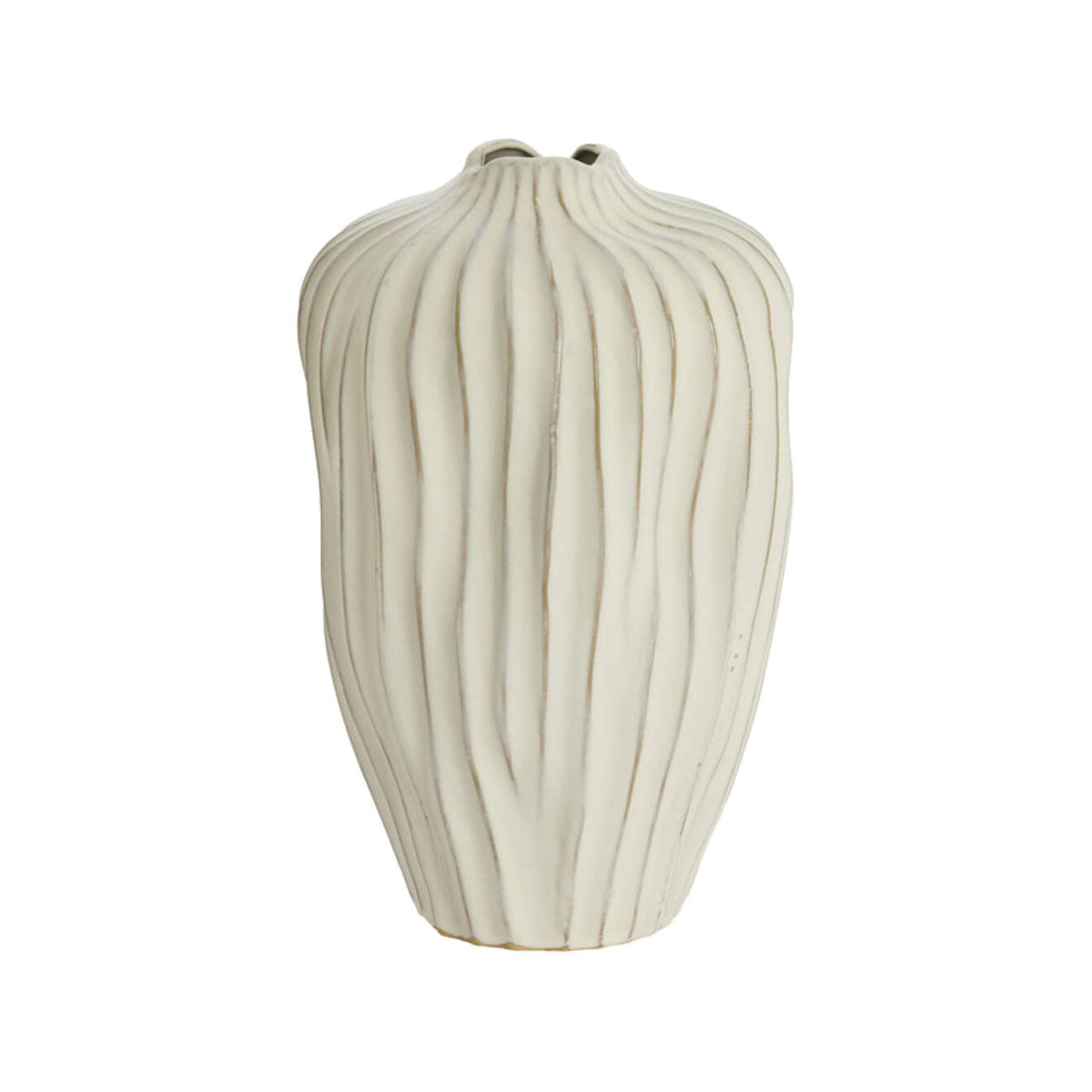 Vechhia Cream Ceramic Vase 40cm