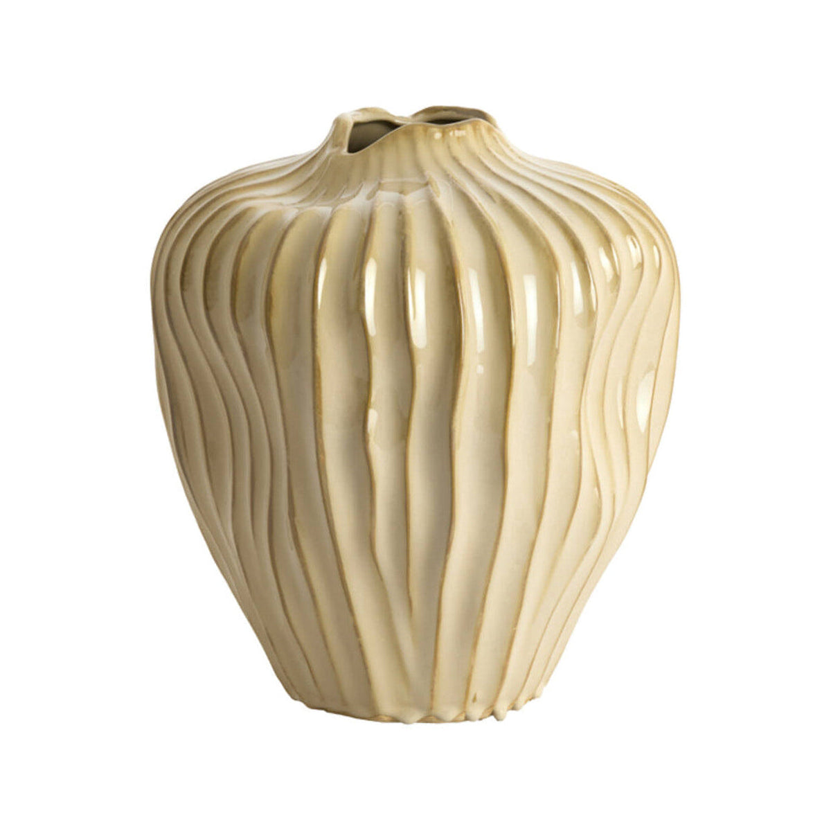 Vechhia Light Brown Ceramic Vase 40cm