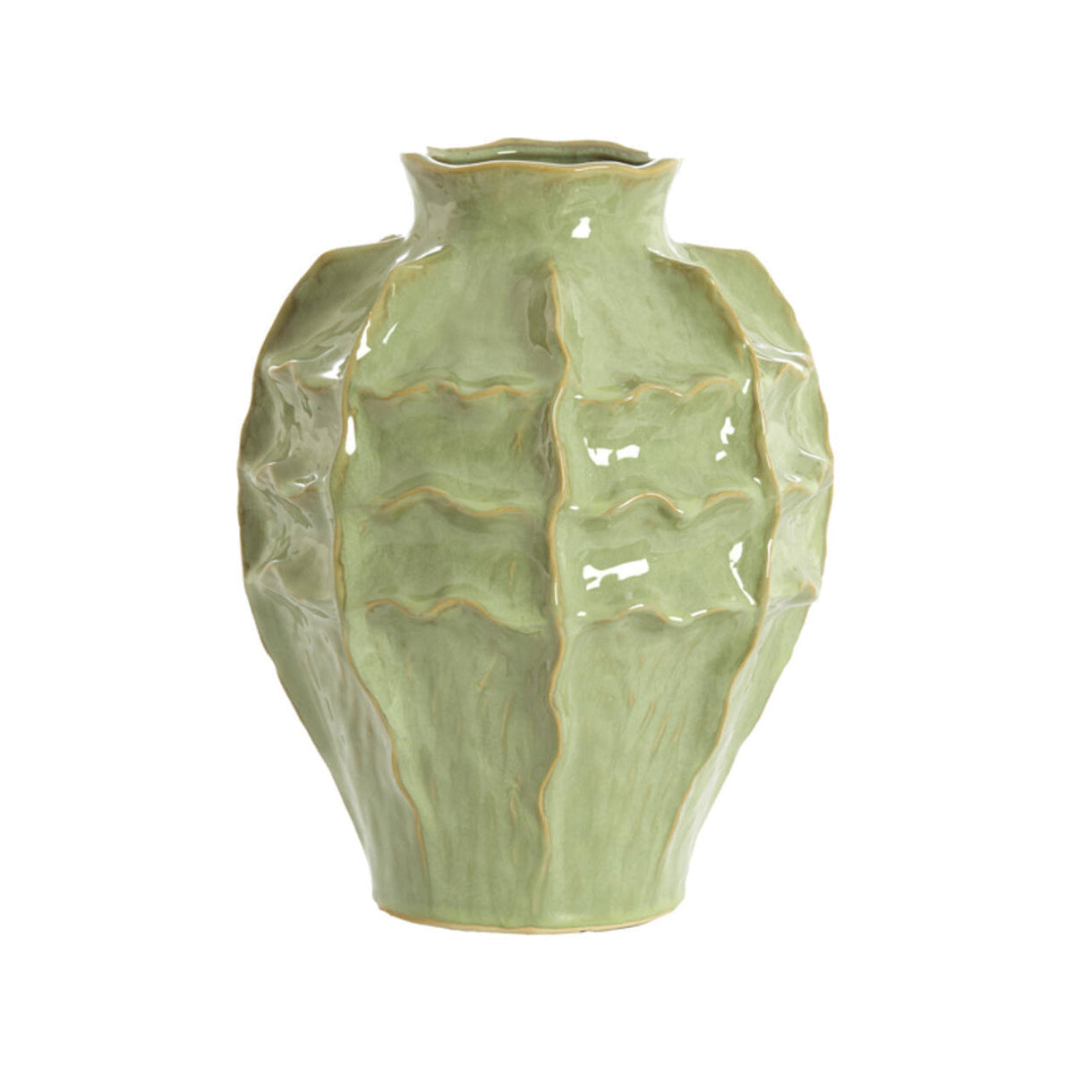 Loseto Green Ceramic Vase 35cm