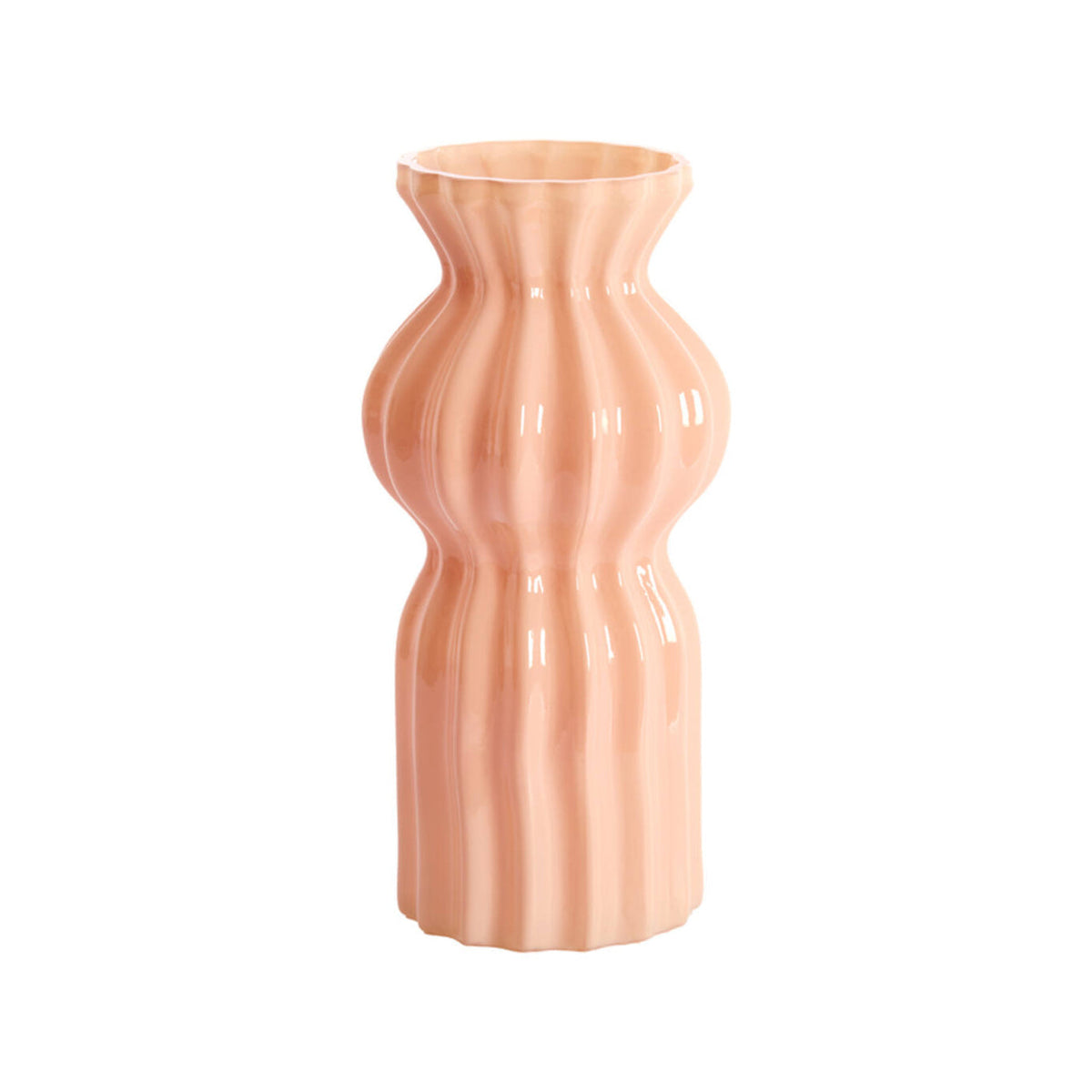 Terento Pink Glass Vase 33.5cm