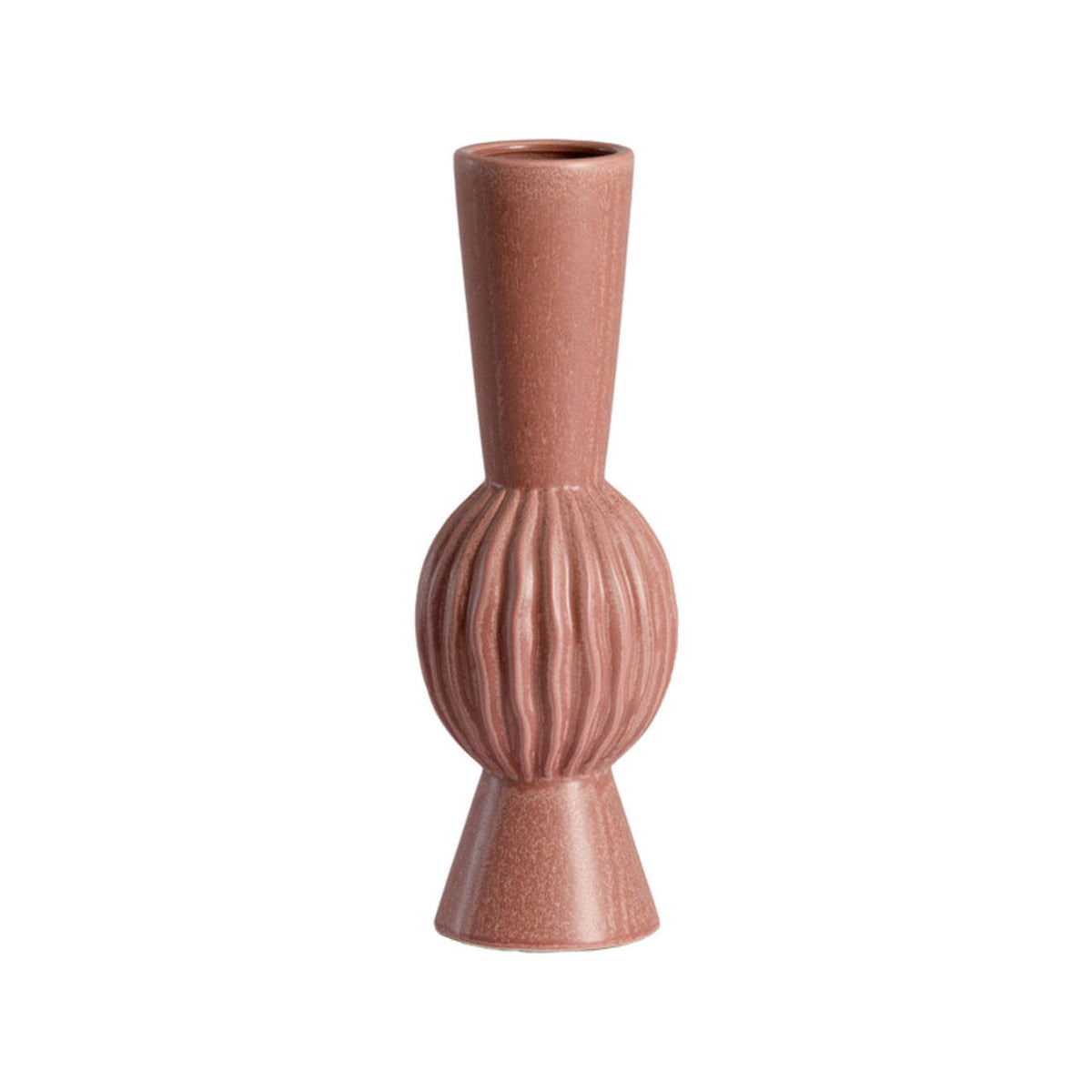 Suzzara Dusty Pink Ceramic Vase 40.5cm