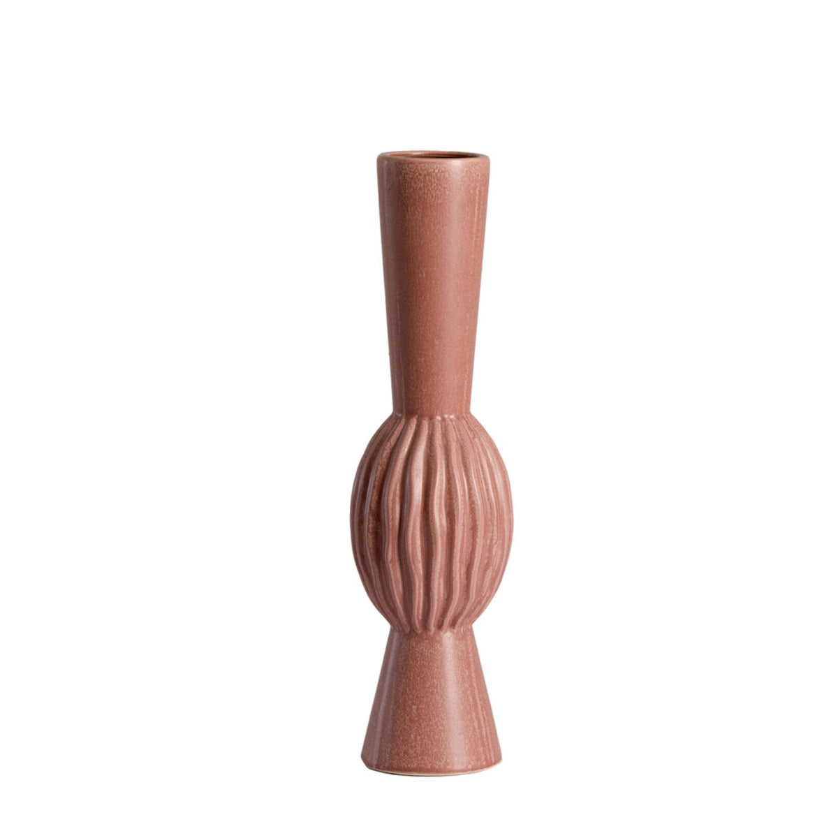 Suzzara Dusty Pink Ceramic Vase 51cm