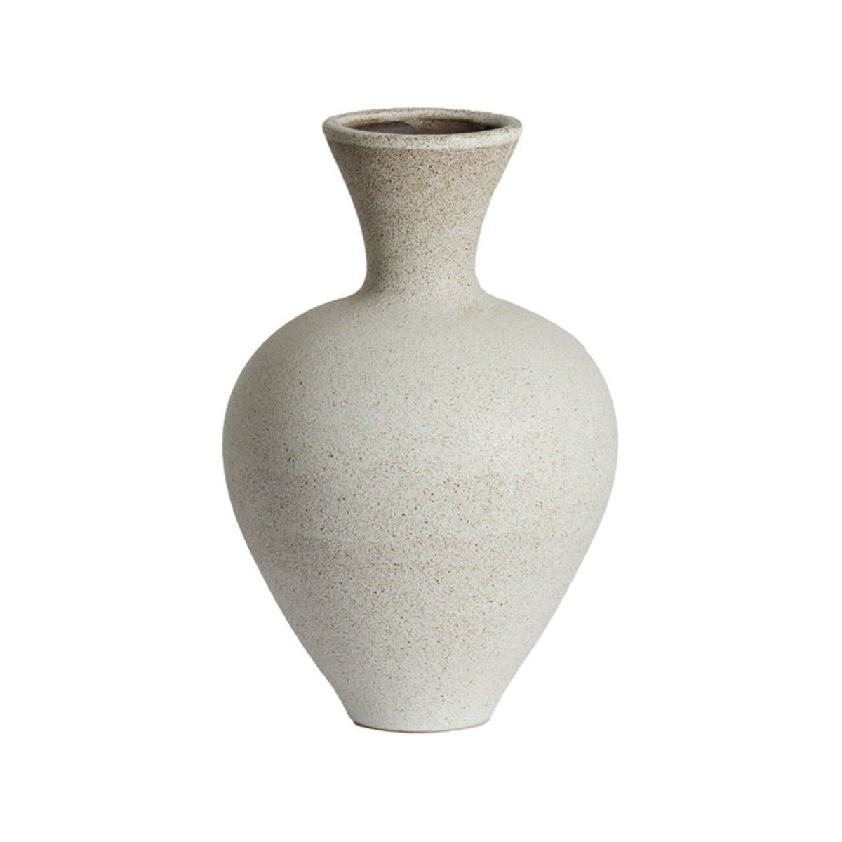 Sulmona Matt Cream Ceramic Vase 38.5cm