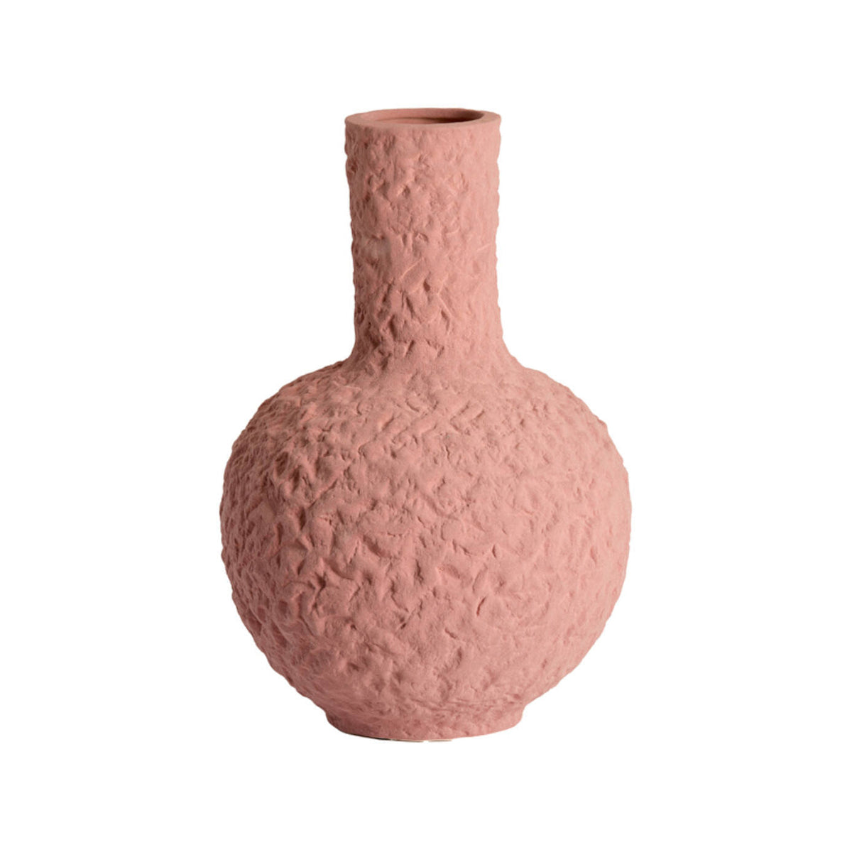 Sacile Matt Dusty Pink Ceramic Vase 50cm