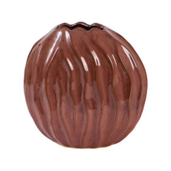Poduri Dark Pink Ceramic Vase 27cm