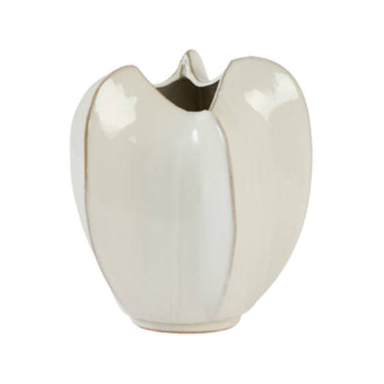 Topita White Ceramic Vase 25cm