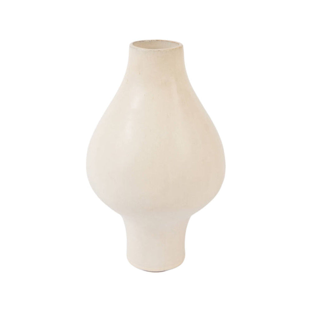 Zaroti Cream Ceramic Vase 29.5cm