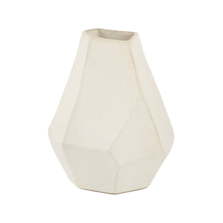 Povina Cream Ceramic Vase 30.5cm