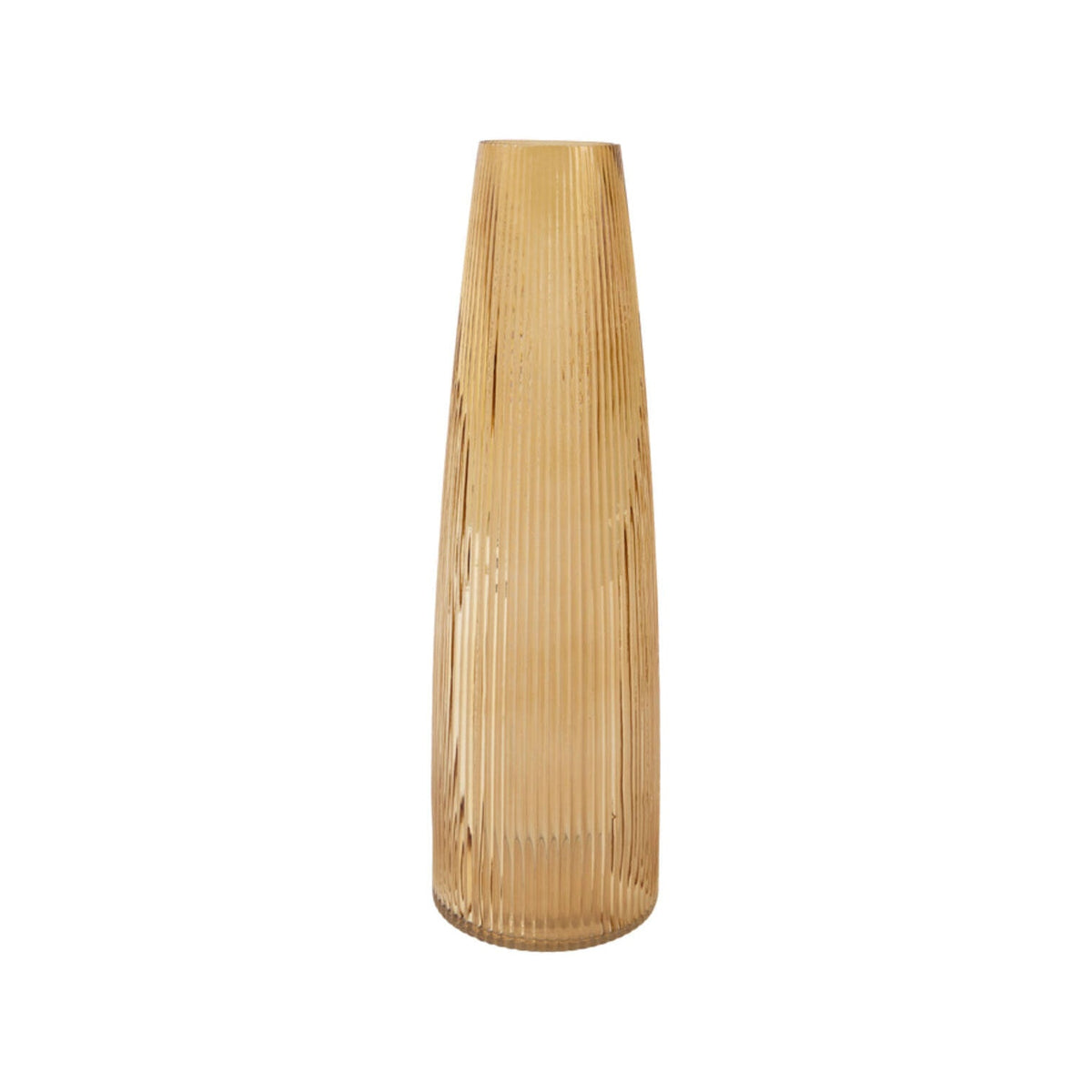 Farenzo Amber Glass Vase 49.5cm