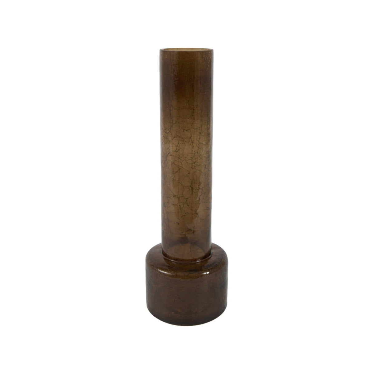 Borando Dark Brown Glass Vase 40.5cm