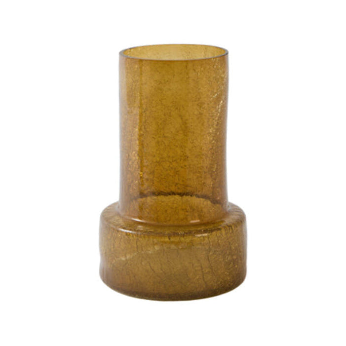Borando Amber Glass Vase 27.5cm