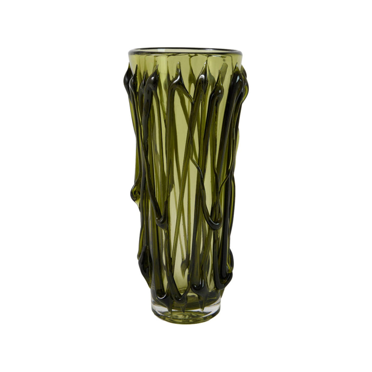 Zoyra Green Glass Vase 38cm