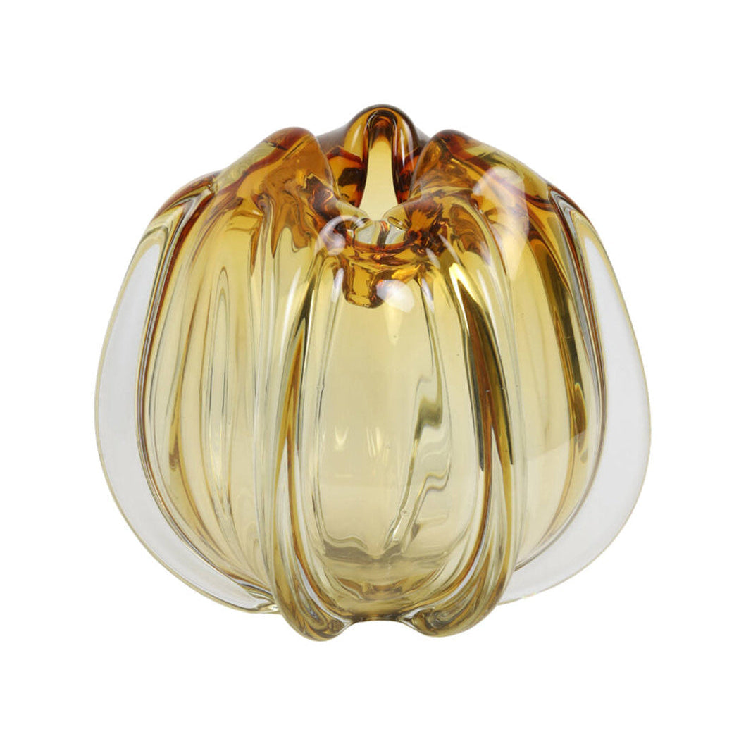 Murela Amber Glass Vase 22cm