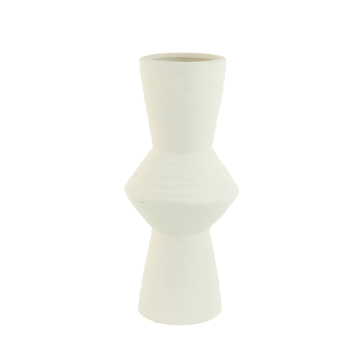 Ayla Cream Ceramic Vase