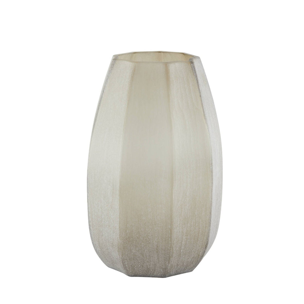Bradley Light Brown Glass Vase 38cm