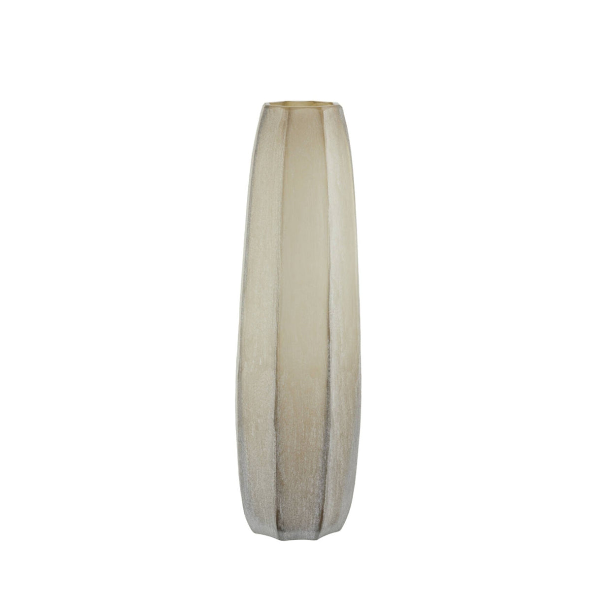Bradley Light Brown Glass Vase 60cm