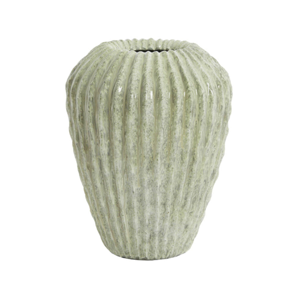 Cacti Gloss Mint Green Decorative Planter 37cm