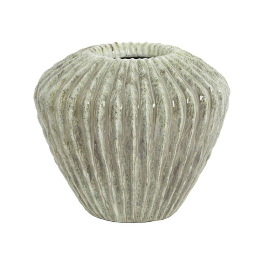 Cacti Gloss Mint Green Decorative Planter 28cm
