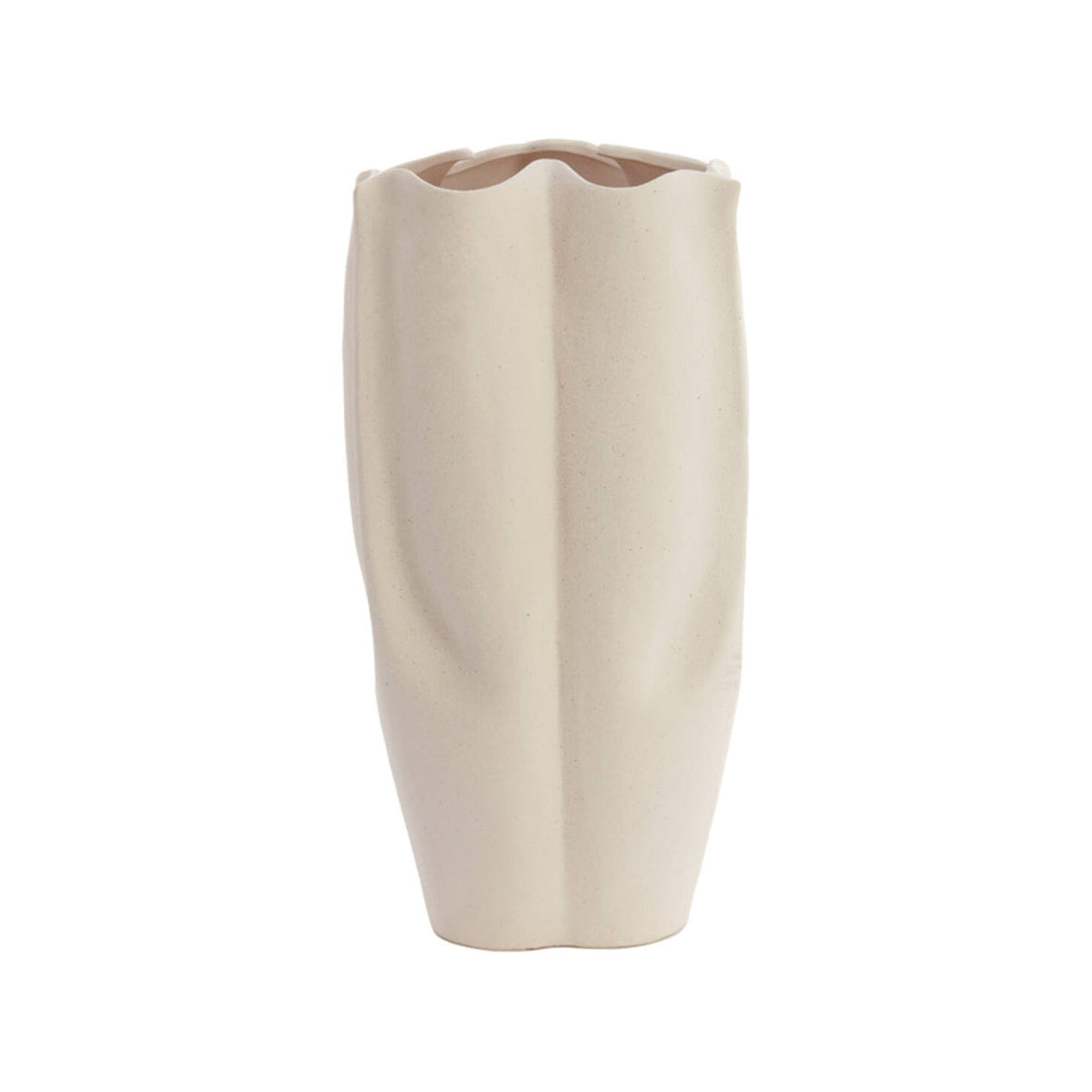 Sanguli Cream Ceramic Vase 56cm