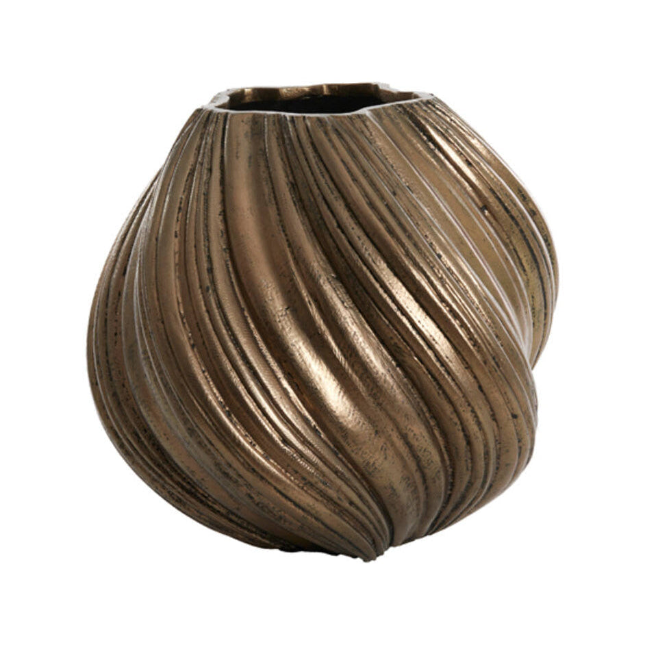 Yatung Antique Bronze Twisted Decorative Planter 48cm