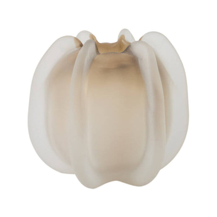 Murela Matt Light Brown Glass Vase 19cm