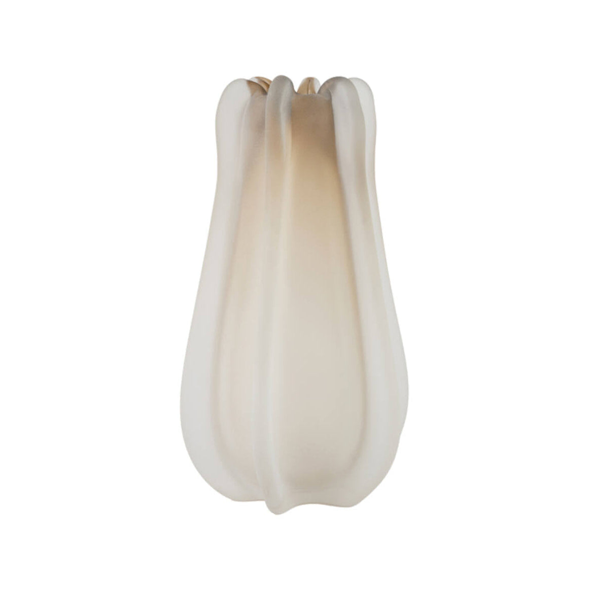 Murela Matt Light Brown Glass Vase 33cm