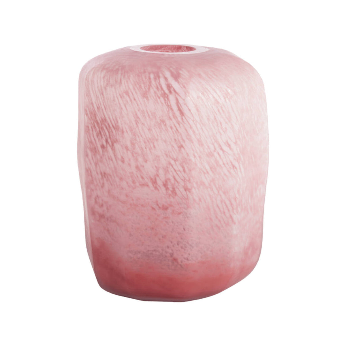 Pacengo Coral/Light Pink Glass Vase 42cm