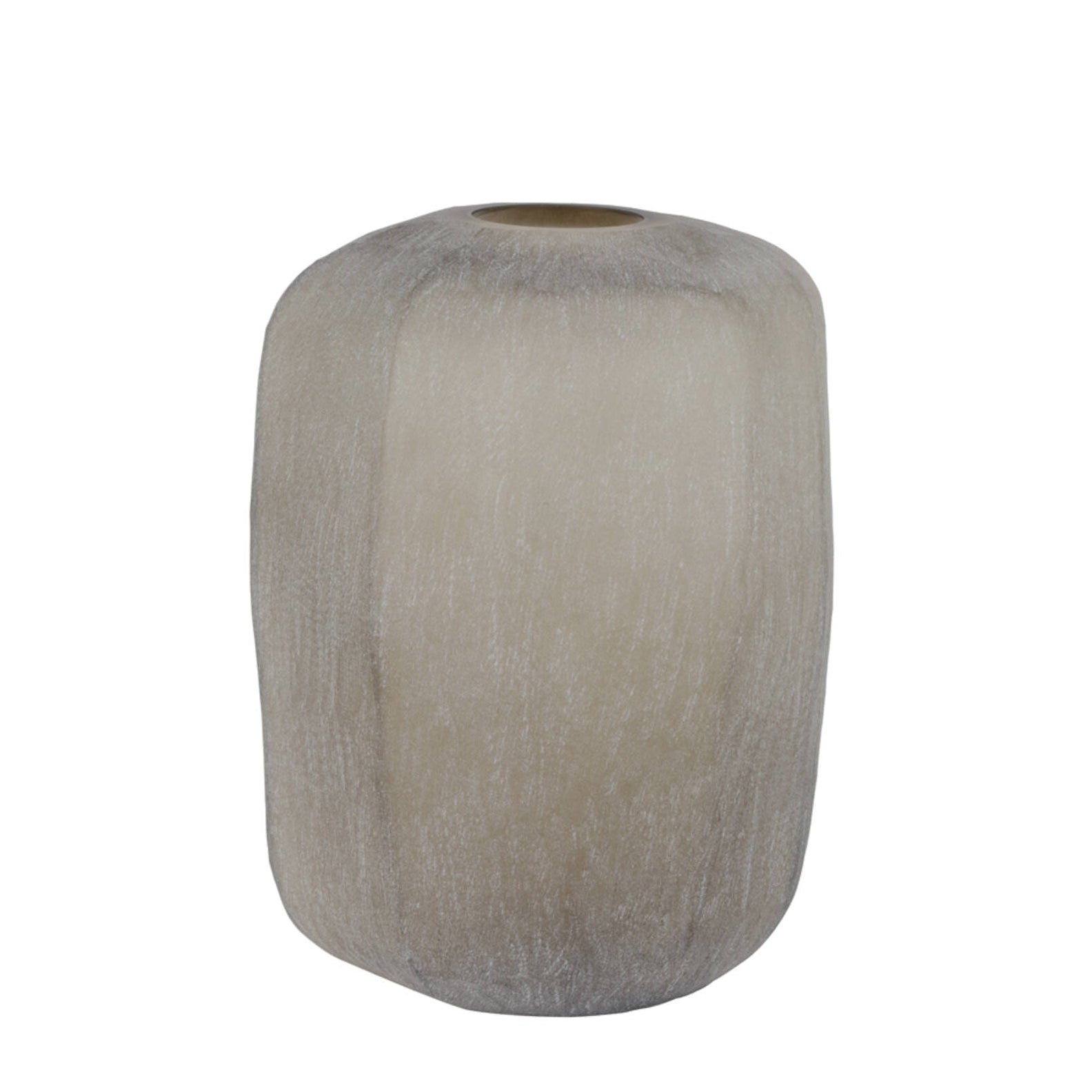 Pacengo Light Brown Glass Vase 42cm
