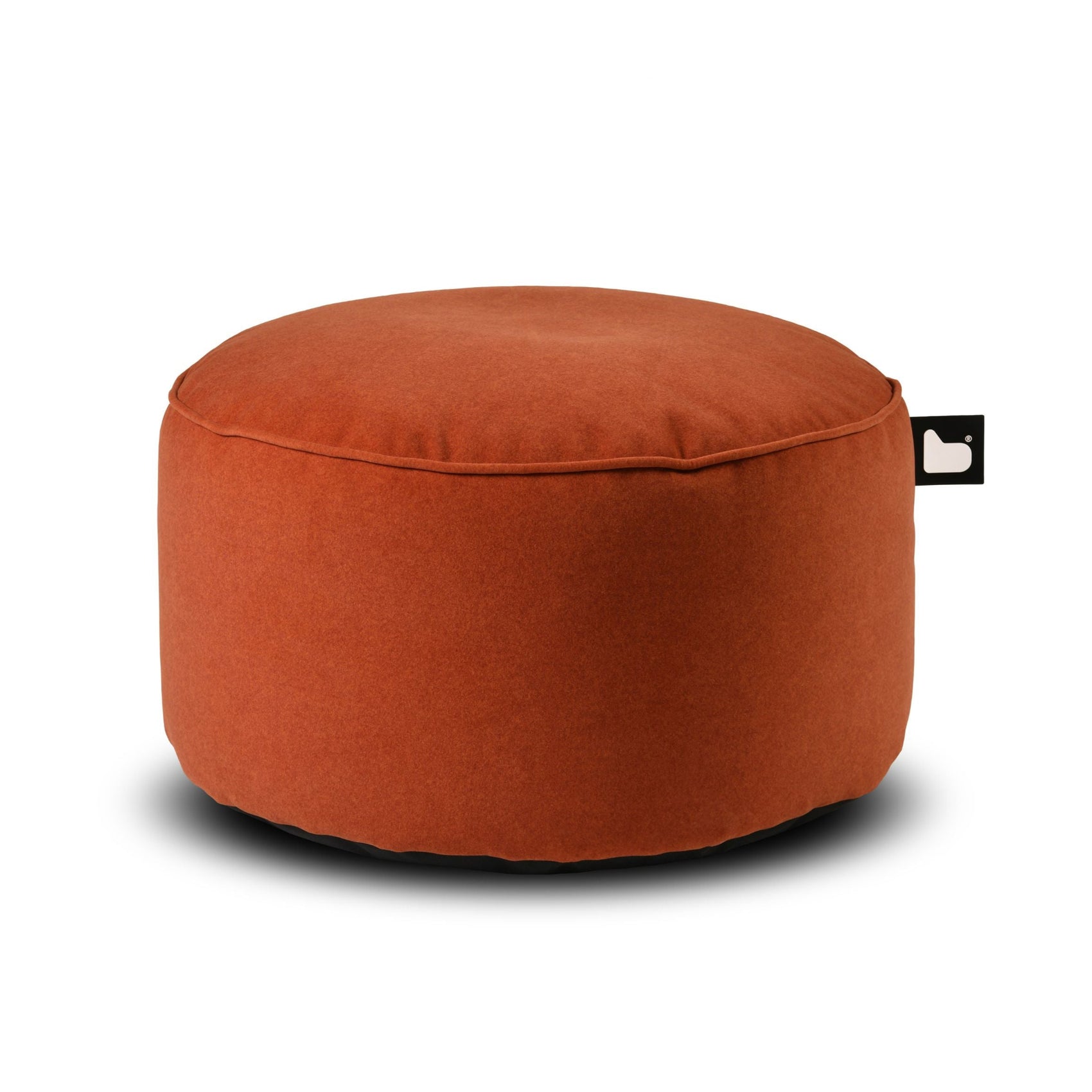 Extreme Lounging B-Pouffe Brushed Suede Rust