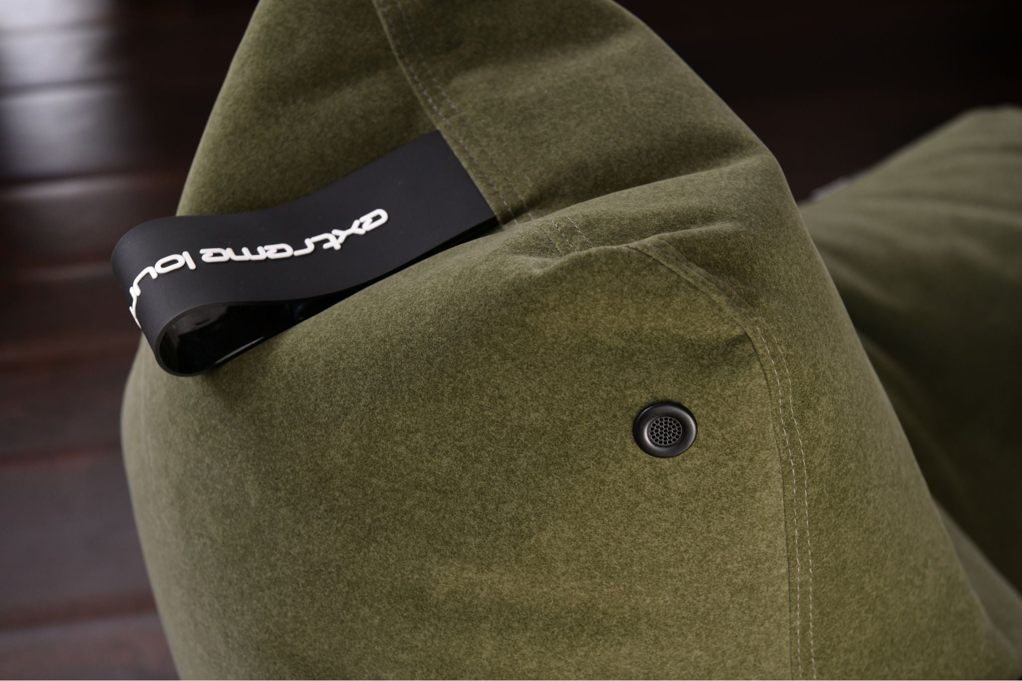 Extreme Lounging Mighty B-Bag Moss Green Brushed Suede Indoor