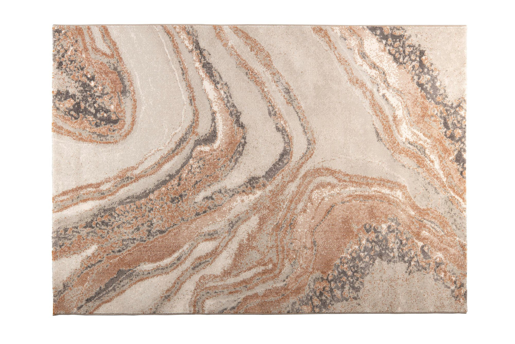 Zuiver Solar Grey/Terra Rectangle Rug 160x230