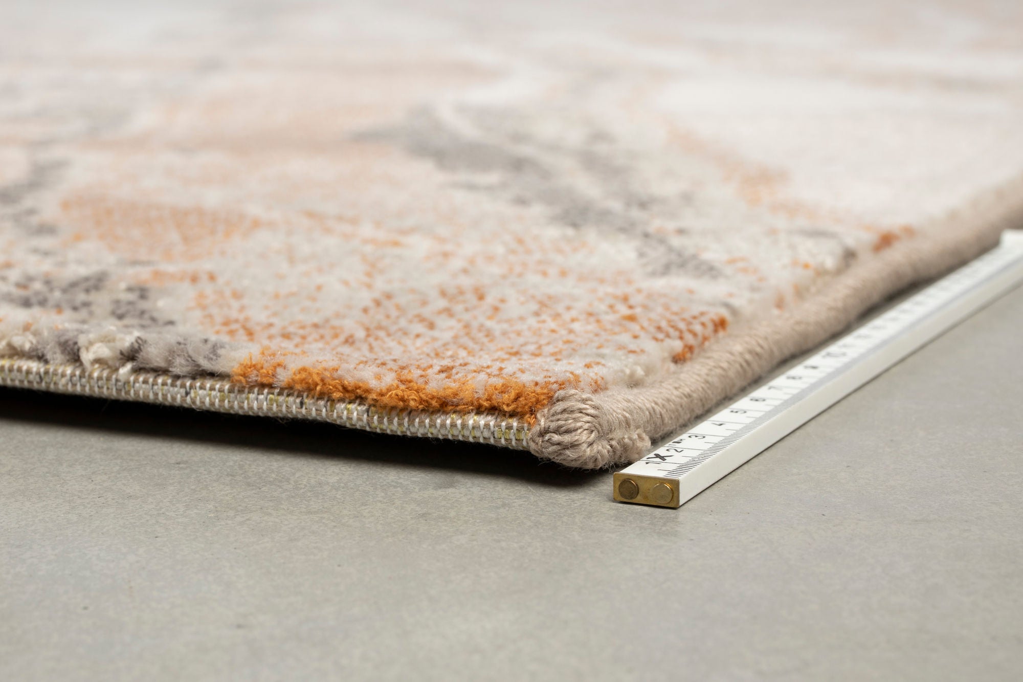 Zuiver Solar Grey/Terra Rectangle Rug 160x230