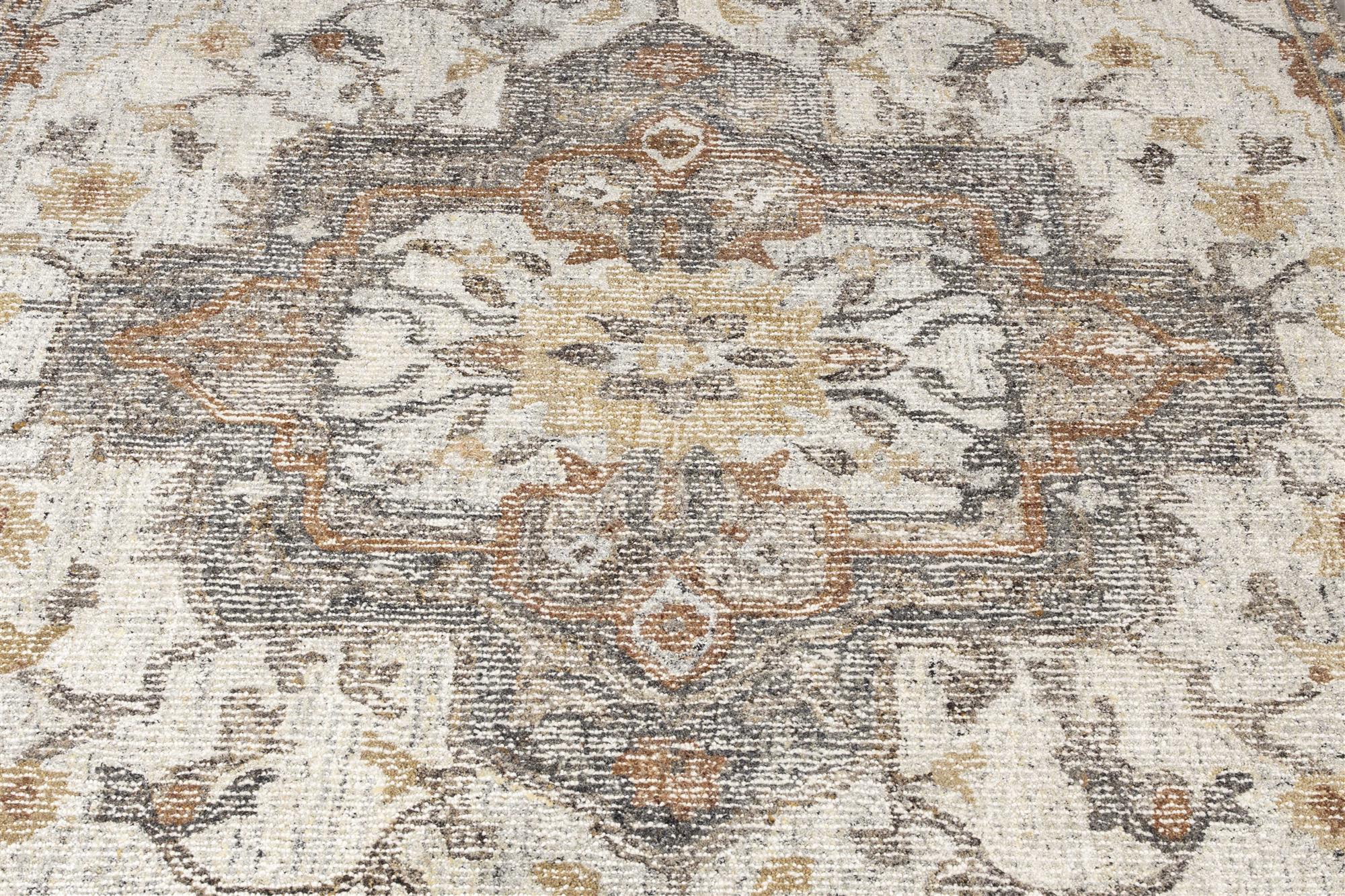Dutchbone Amori Grey/Brick Wool Rug 160 x 230 cm