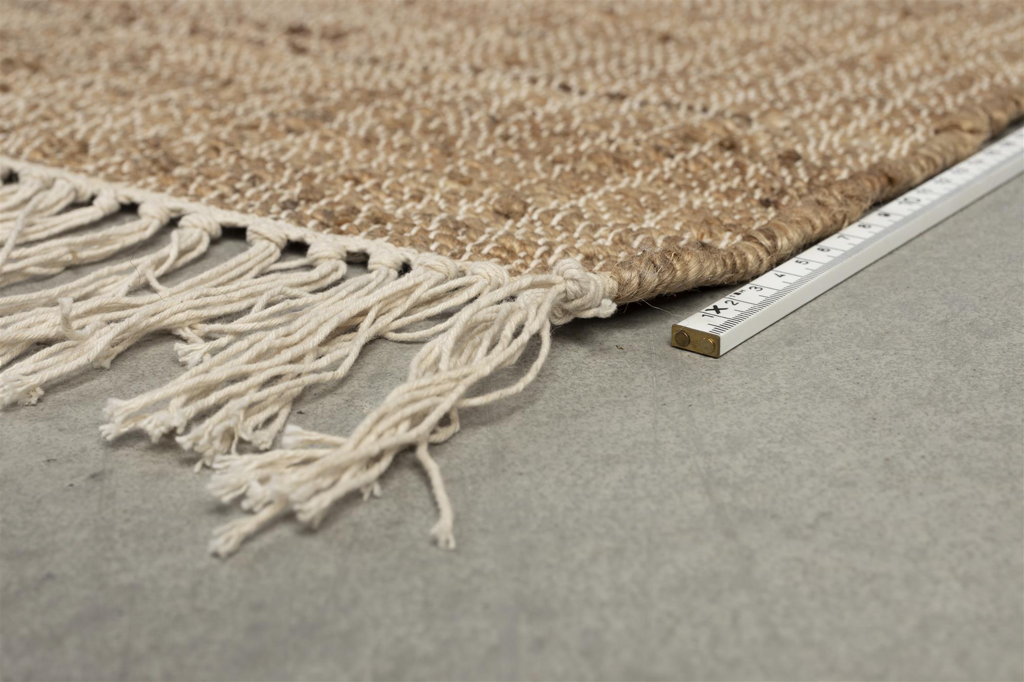 Dutchbone Pavilion Brown Wool Rug 160 x 230 cm